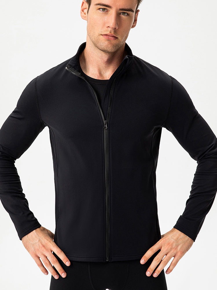 Windproof and Fluff Warm Training Coat for Men
