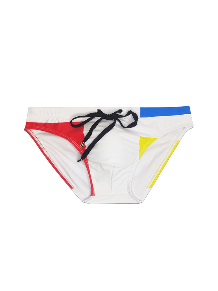 Men's 3D Pouch With Pad Beach Swim Briefs