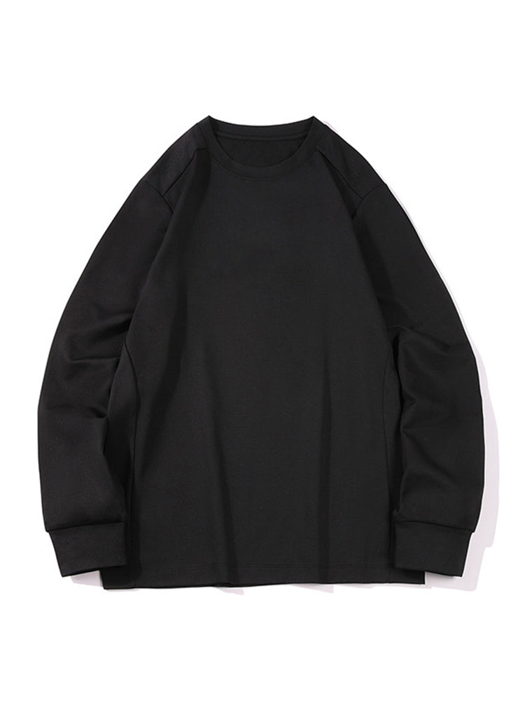 Outdoor Long-Sleeve Sweat-Wicking Quick-Dry Simple Loose Unisex Sports Top