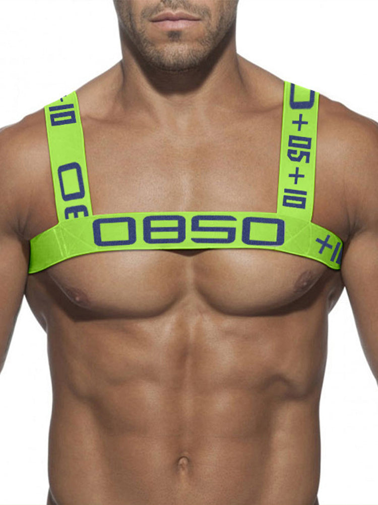 Men's Posture Support Harness Elastic Fitness Straps