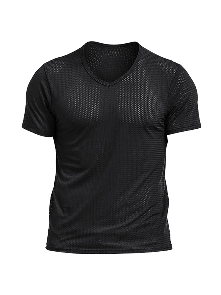 High Stretch Breathable Mesh T-Shirt