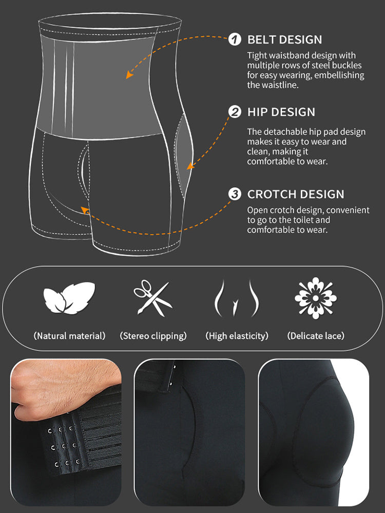 Men's Butt Lifting Tummy Control Shapewear