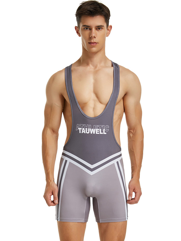 Men's Fitness Wrestling Singlet Bodysuit
