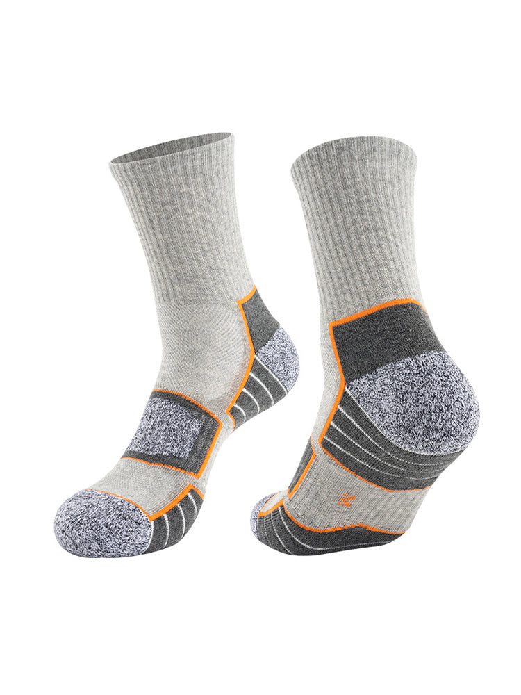 4 Pack Mid-Crew Thick Cushioned Sports Socks