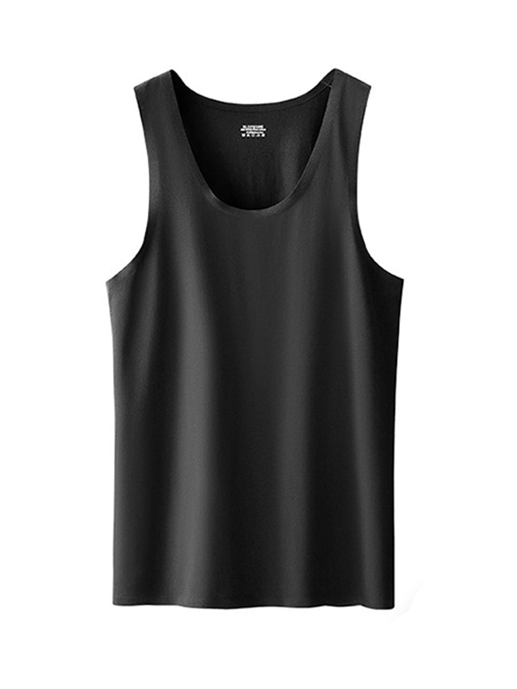 Men's Seamless Sports Fitness Vest Sleeveless Tank Top