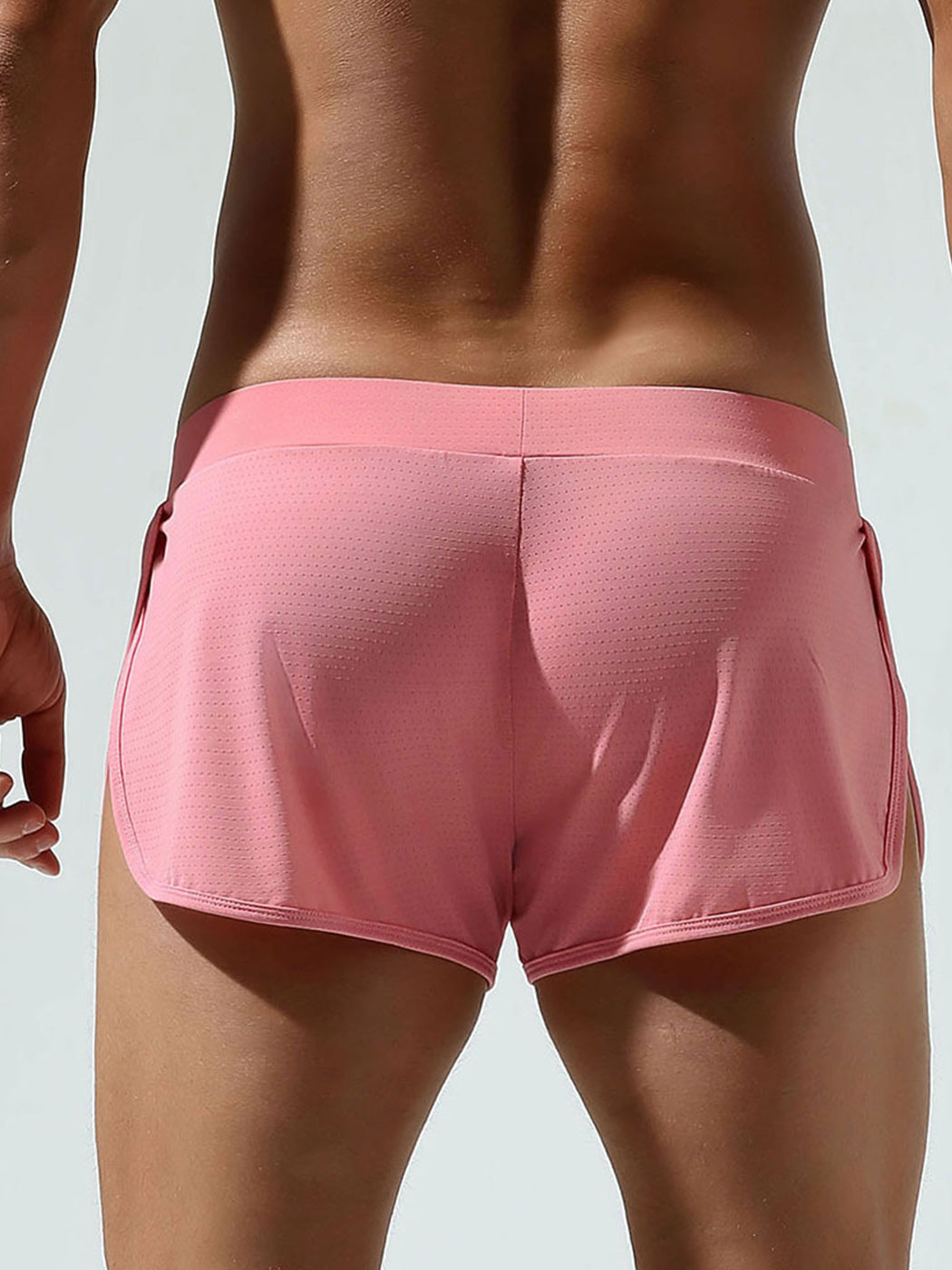 Men's Breathable Mesh Boxer Shorts With Separate Pouch