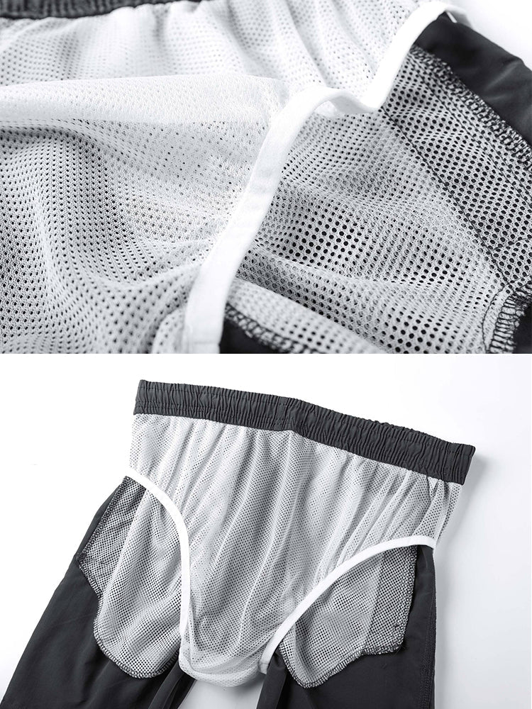 Men's Quick-dry Swim Shorts with Pocket