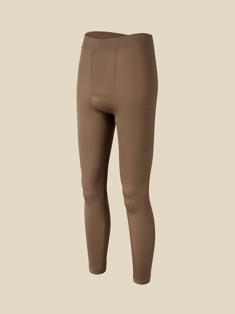 メンズ超薄手シームレスサーマルパンツ