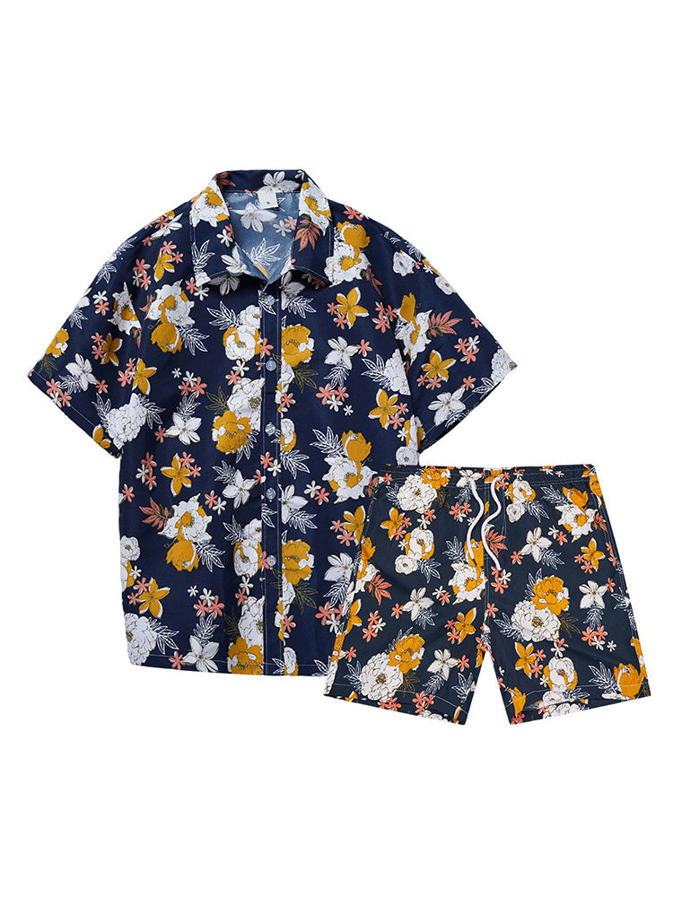 Men's Beach Summer Holiday Patterned Sets