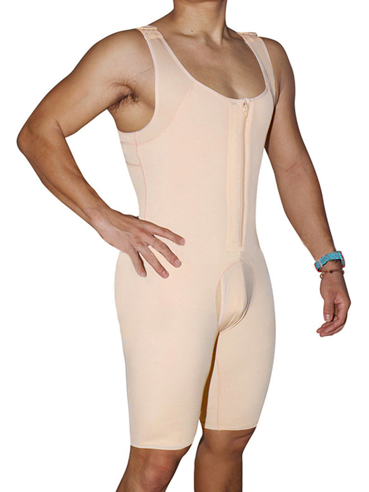 Men's Abdomen Body Shaper Legs Control Bodysuit