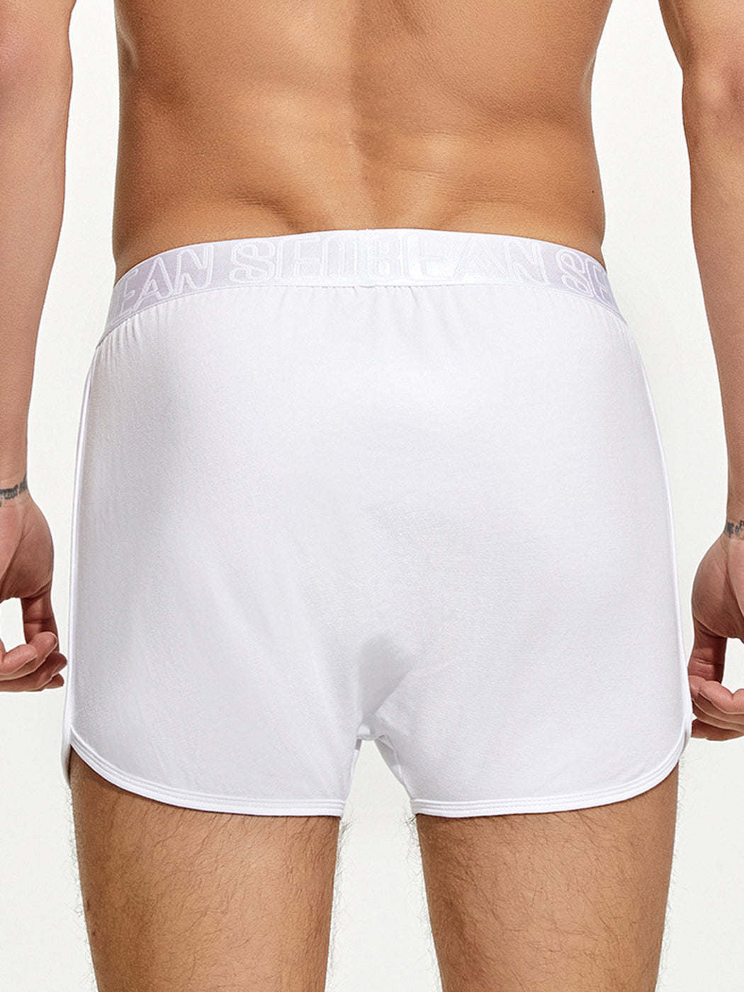 Men's Knitted Boxers With Button Fly