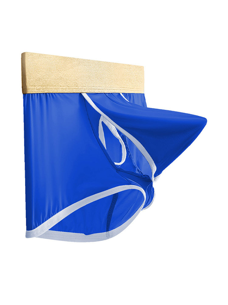 4 Pack Men's Ice Silk Breathable Separate Ultra-Thin Trunks