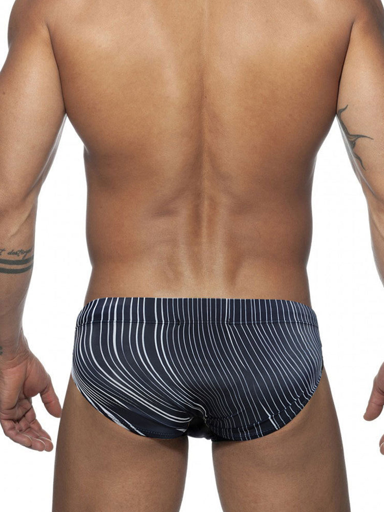 Men's Stylish Swim Briefs with Removable Pad