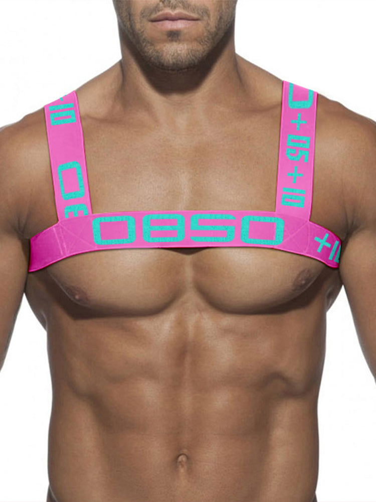 Men's Posture Support Harness Elastic Fitness Straps