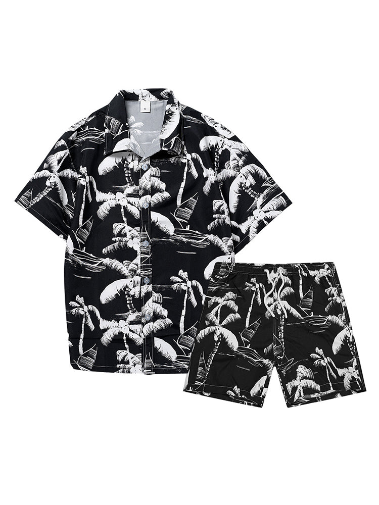 Men's Beach Summer Holiday Patterned Sets