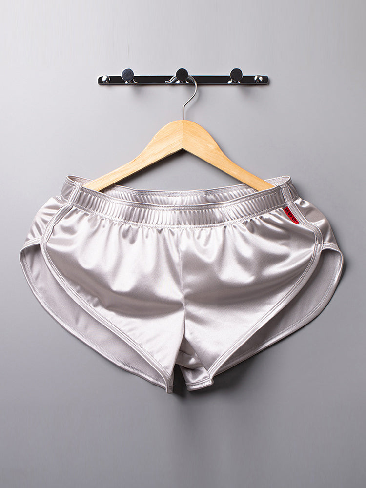 Men's Lounge Pants Comfortable Breathable Silky Sleep Shorts