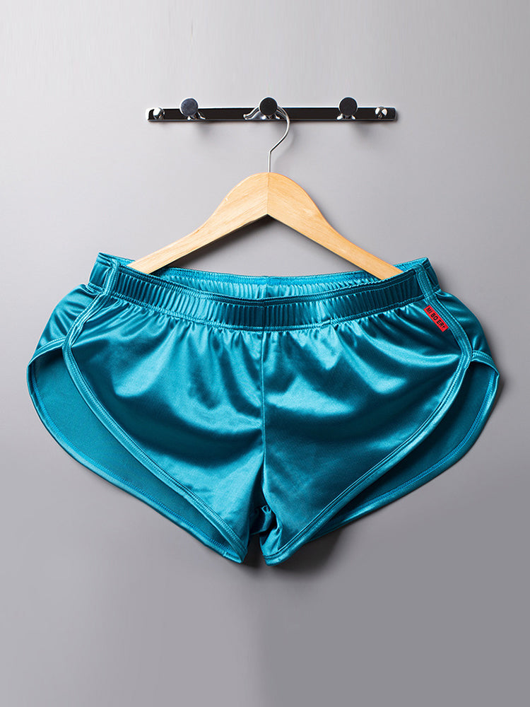 Men's Lounge Pants Comfortable Breathable Silky Sleep Shorts