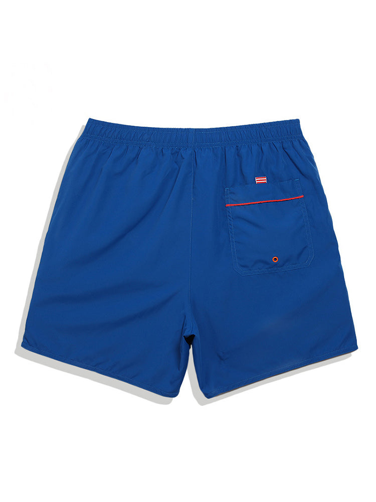 Men's Drawstring Waist Beach Board Shorts