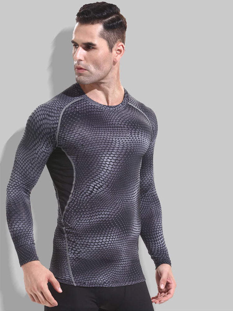 Printed Breathable Tight Blazer for Men