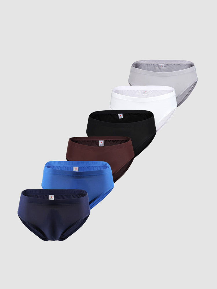 4 Pack Men's Stretch Classics Hip Briefs