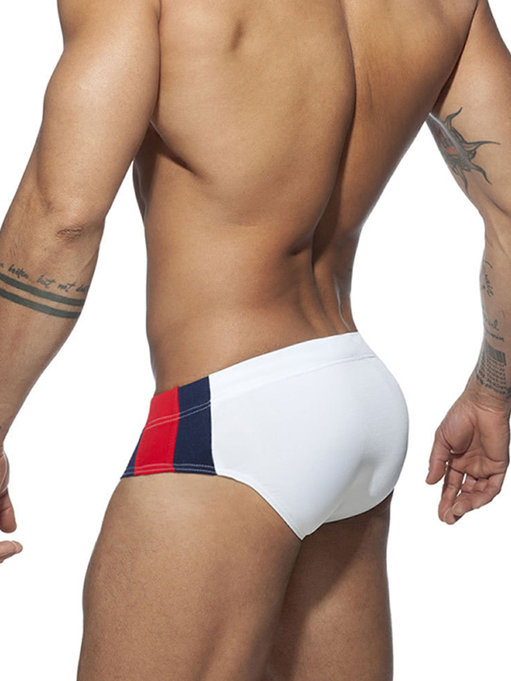 Men's Removable Pad Swim Brief with Drawstring
