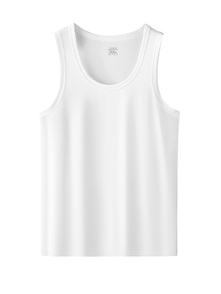 Men's Vests Undershirts with Ultimate Soft Short Sleeve Vests