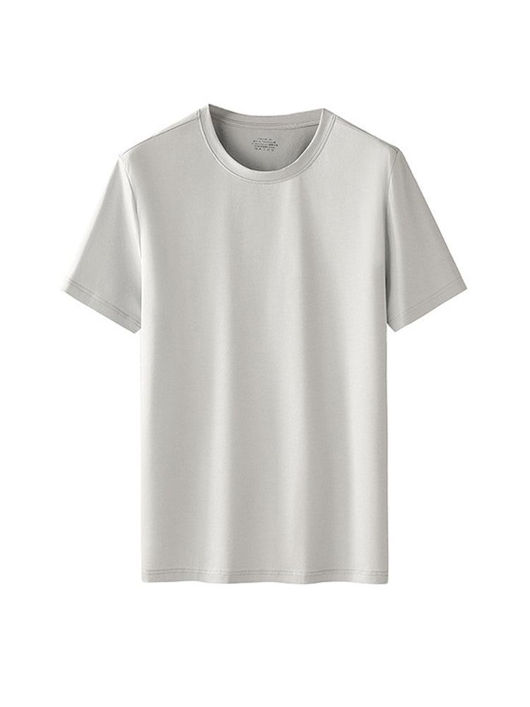 Men's Casual Anti-Bacterial Versatile Round-Neck T-Shirt