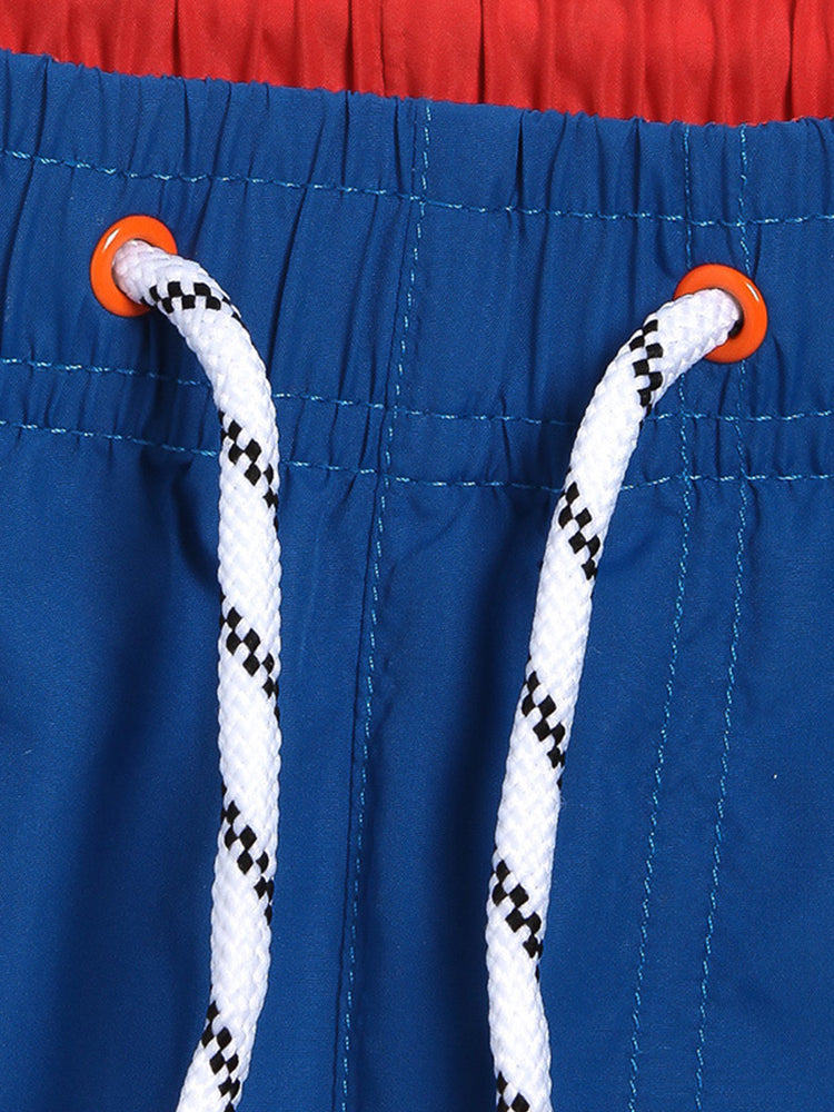 Men's Drawstring Waist Beach Board Shorts