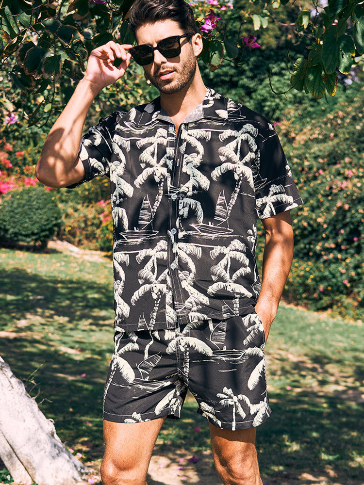 Men's Beach Summer Holiday Patterned Sets