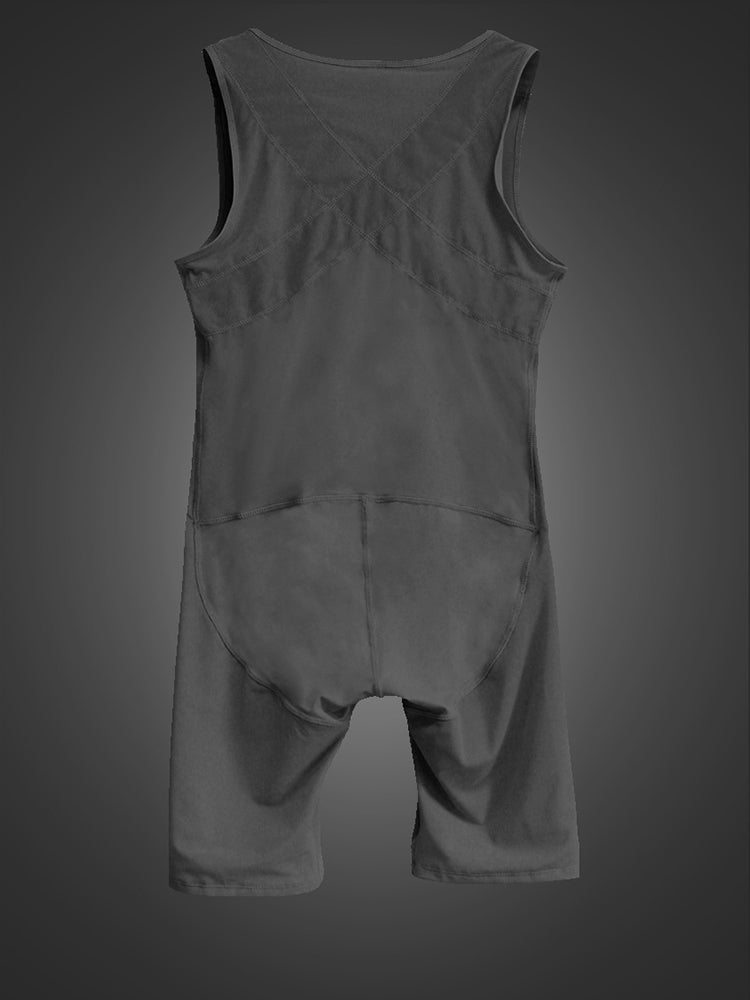 Men's Abdomen Body Shaper Legs Control Bodysuit