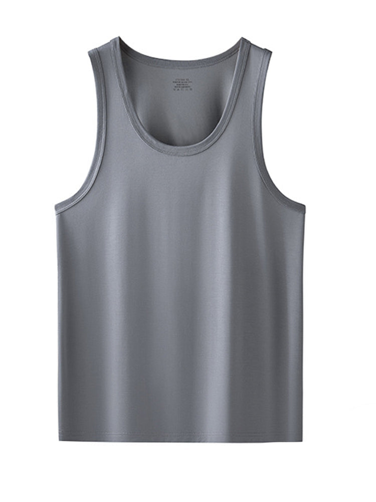 Men's Vests Undershirts with Ultimate Soft Short Sleeve Vests
