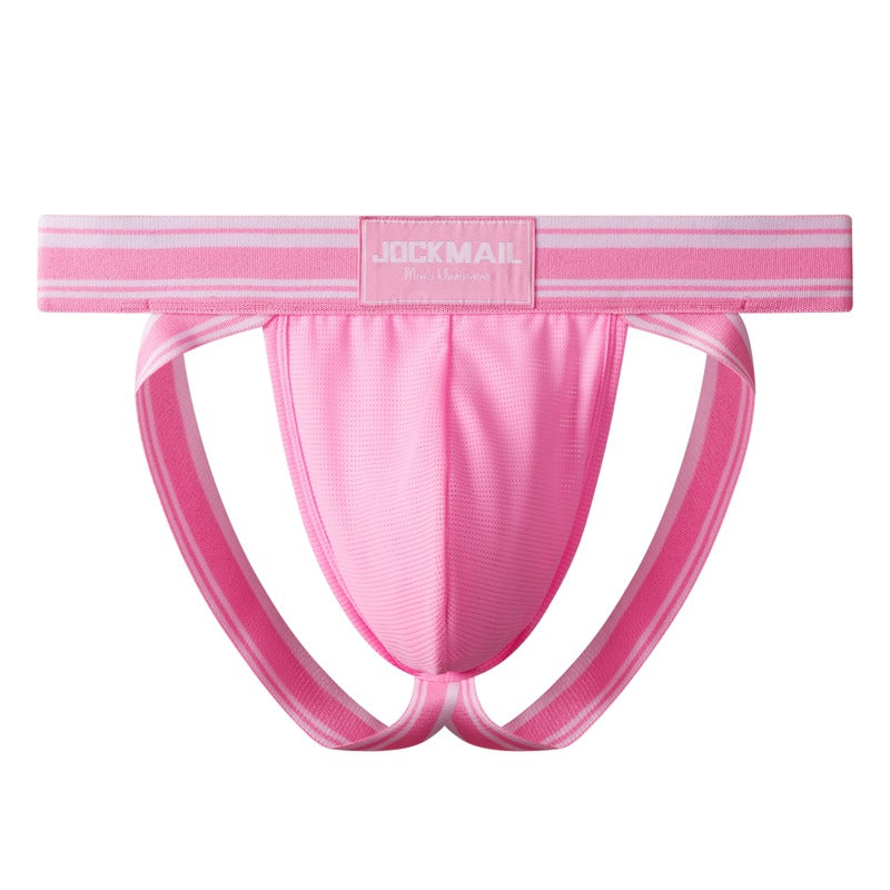 メンズセクシー通気性メッシュTバック