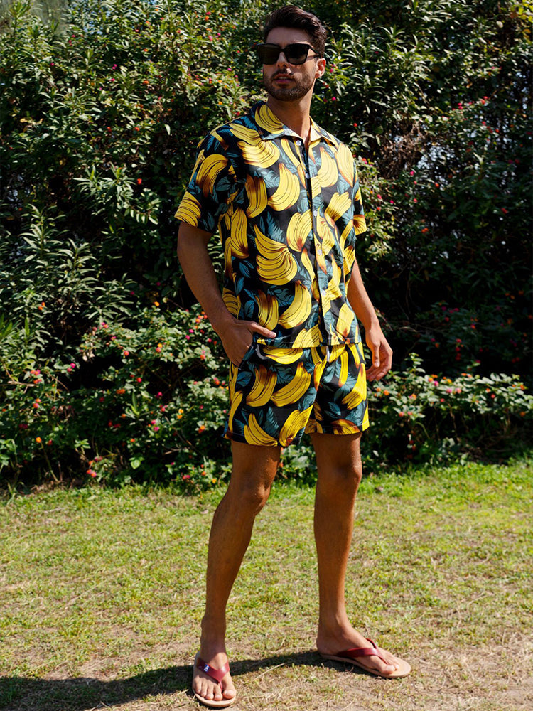 Men's Beach Summer Holiday Patterned Sets