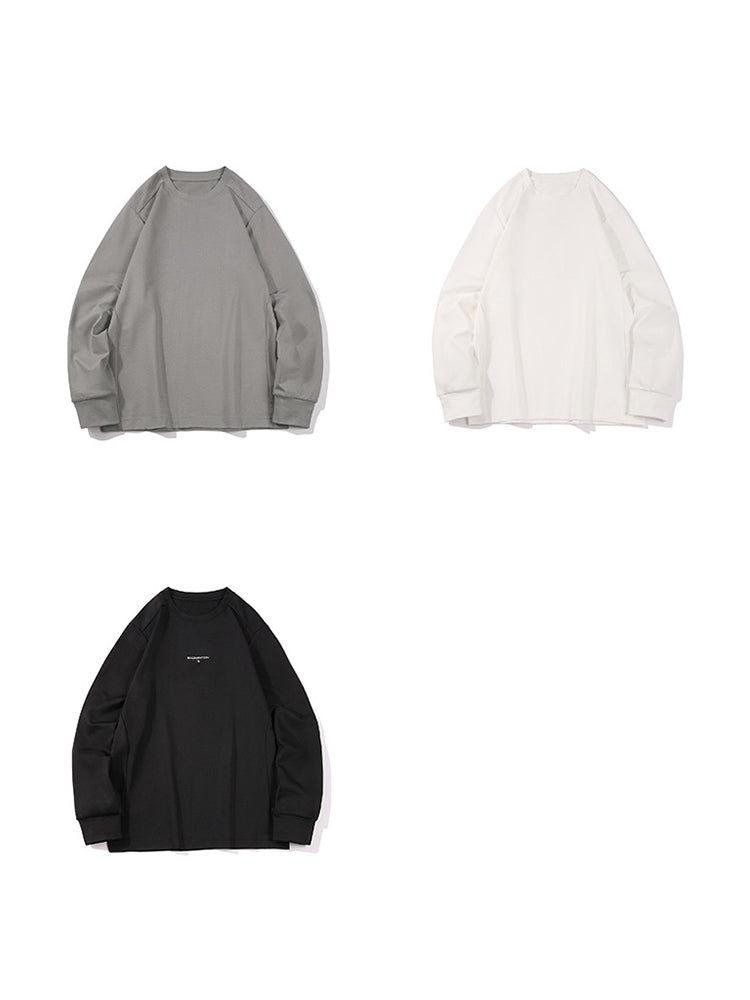 Outdoor Long-Sleeve Sweat-Wicking Quick-Dry Simple Loose Unisex Sports Top