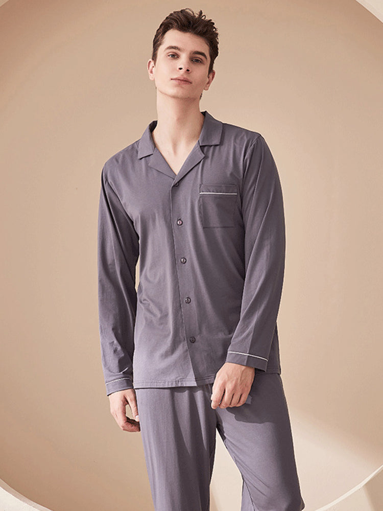Modal Cotton Comfortable Couple Pajamas Set