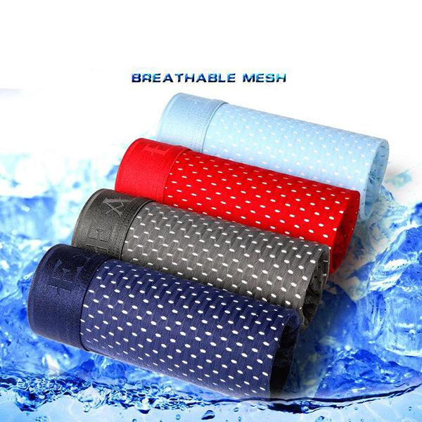 Men's Mesh Thin Ice Silk Underwear
