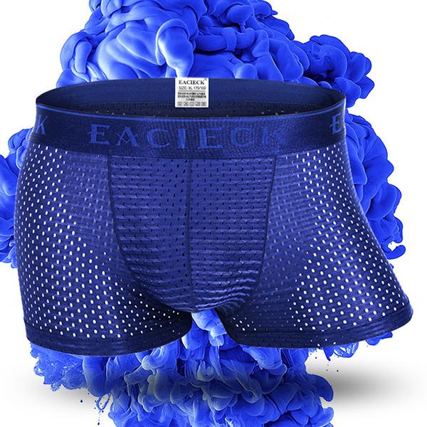 Men's Mesh Thin Ice Silk Underwear