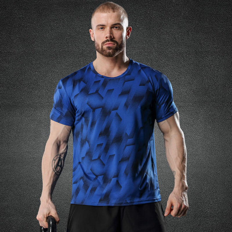 Mens Quick-drying Breathable Short Sleeve T-shirt