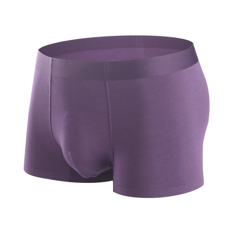 快適なプレーンモダールボクサーブリーフ。男性用快適な下着。