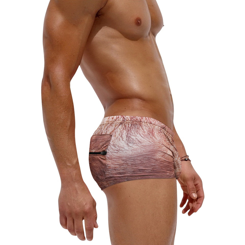 Mens Printed Quick Drying Surf Stretch Swim Trunks