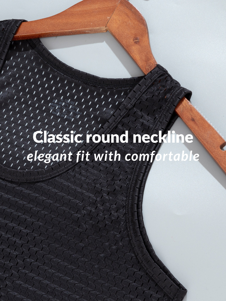 Men's Mesh Ice Silk Sleeveless Tank Top