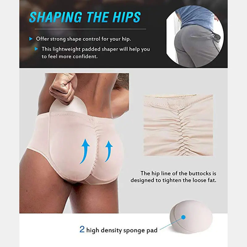 Men's Sexy Butt Lifting Padded Briefs Shapewear