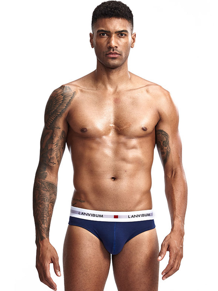 3 Pack Men's Breathable Big Pouch Briefs