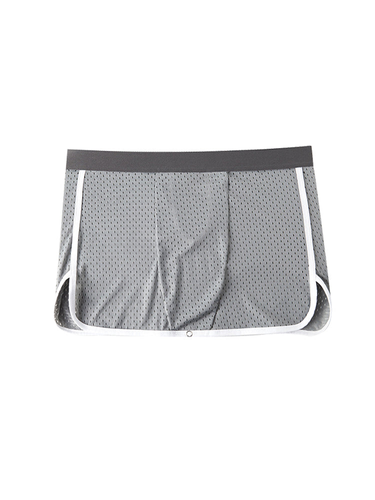 2 Pack Men's Button Casual U-Shaped Roman Skirt Dual-Purpose Arrow Pants Underwear