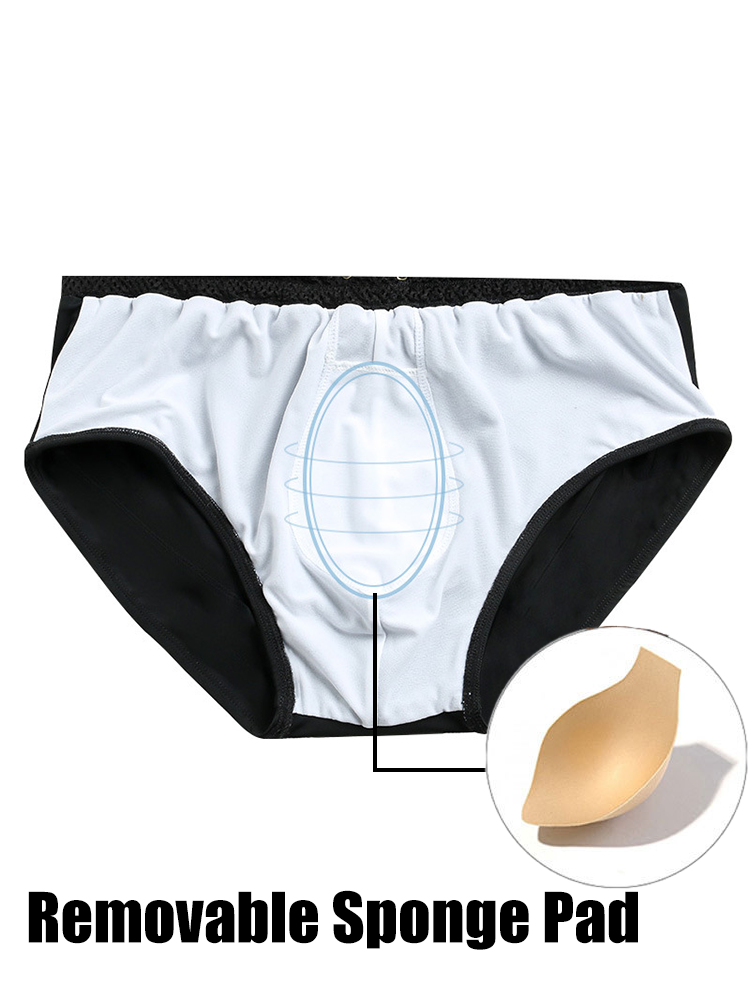 Men's Waistband Drawstring Beach Swim Shorts
