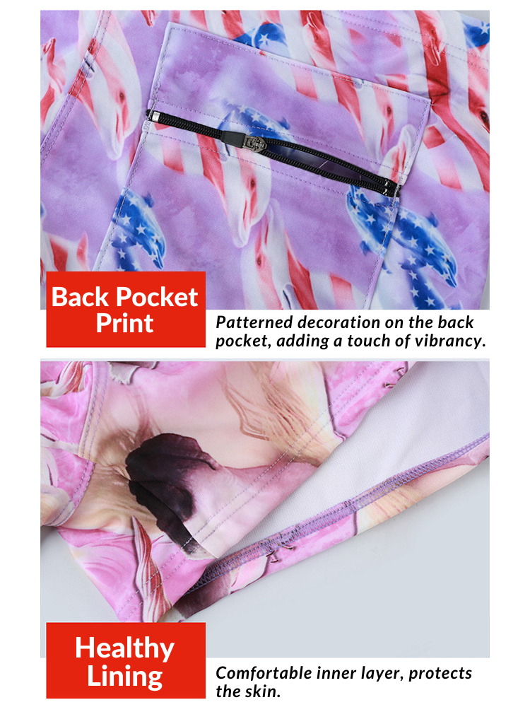 Men's Sexy Trendy Back Pocket Swim Trunks