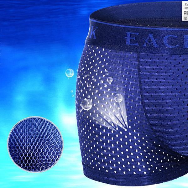 Men's Mesh Thin Ice Silk Underwear