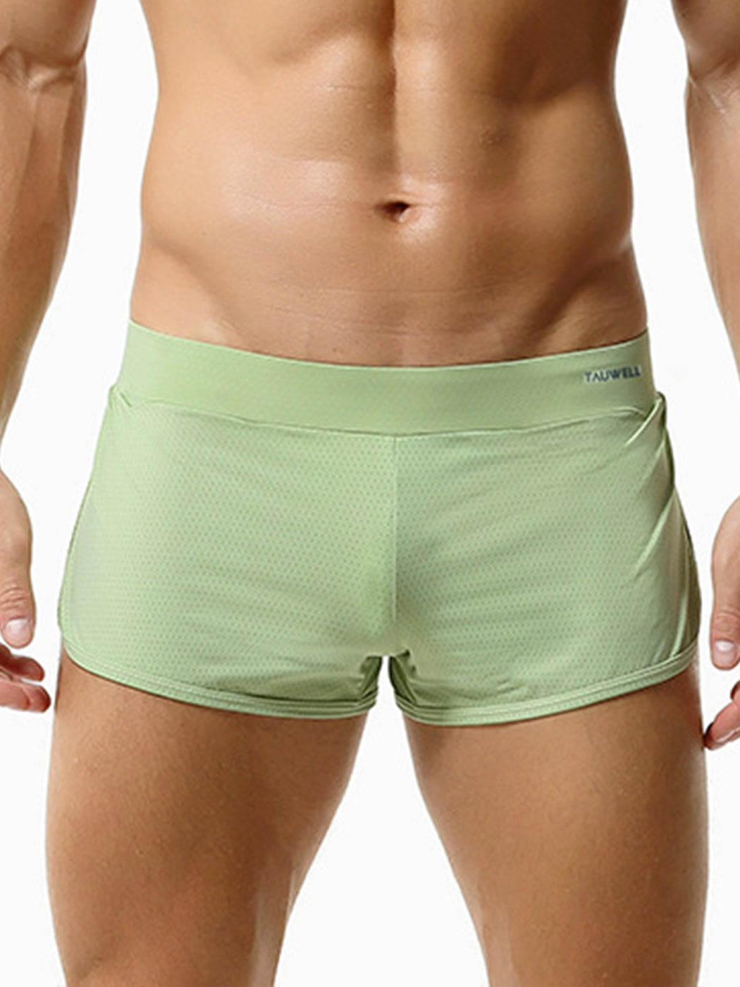 Men's Breathable Mesh Boxer Shorts With Separate Pouch