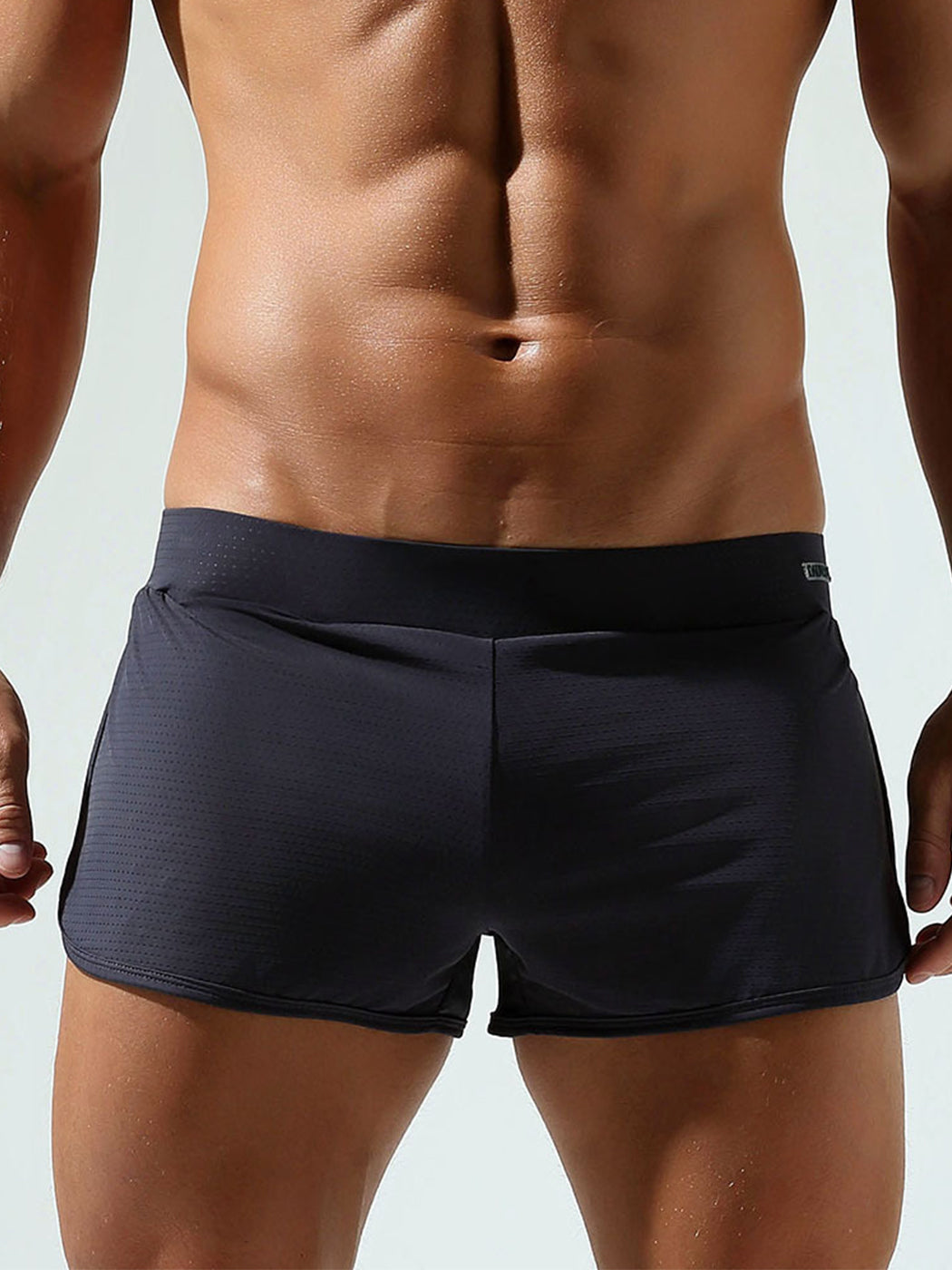 Men's Breathable Mesh Boxer Shorts With Separate Pouch