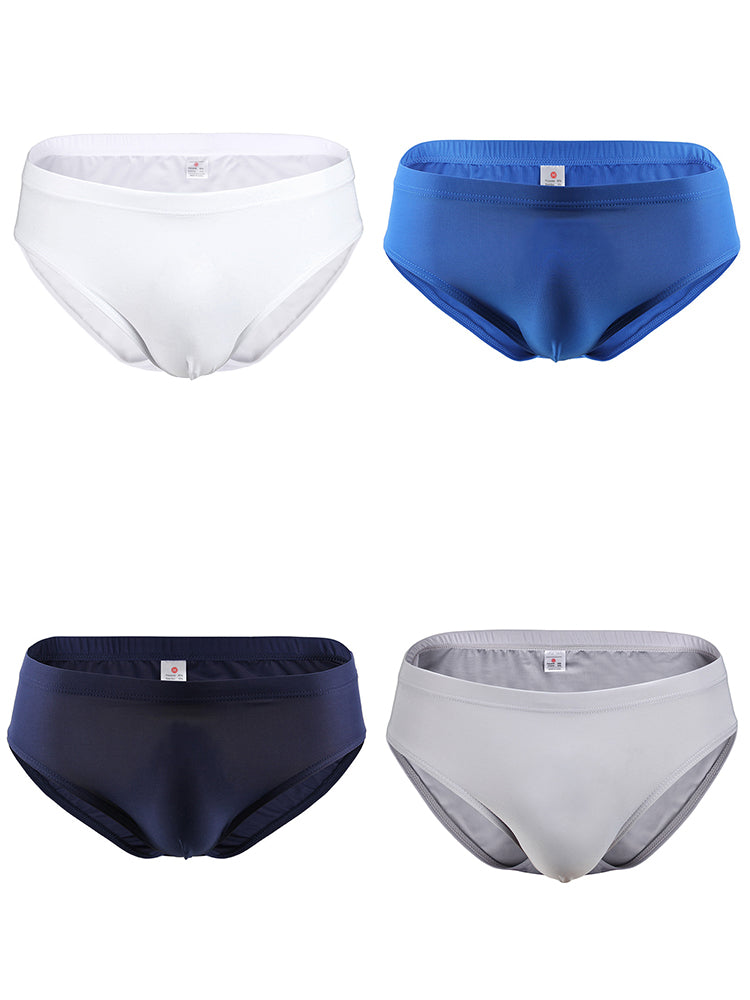 4 Pack Men's Stretch Classics Hip Briefs